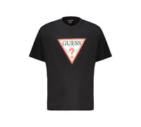 Guess Jeans Black Organic Cotton Men T-Shirt - XL