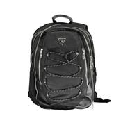 Guess Jeans Black Polyamide Men Backpack