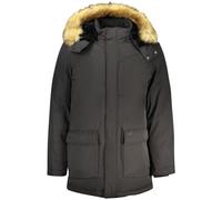 Guess Jeans Black Polyester Mens Jacket - XL