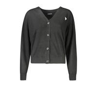 Guess Jeans Black Polyester Women Cardigan - S