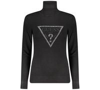 Guess Jeans Black Viscose Women Sweater - L