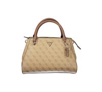 Guess Borsa Satchel Noelle II Luxury con Logo – Latte/Marrone