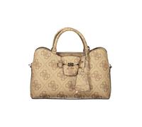 Guess Borsa a tracolla da donna Janie con logo stampato, colore latte