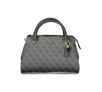 Guess Borsa a Mano Noelle II Donna Colore Carbone con Logo Taglia Unica