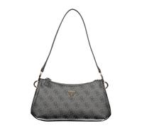 GUESS borsa a tracolla Noelle II Tri Compartment Shoulder Crossbody Bag Coal Logo nero