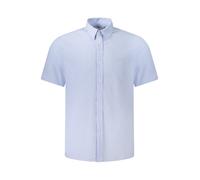 Guess Jeans Camicia Maniche Corte Uomo Azzurro