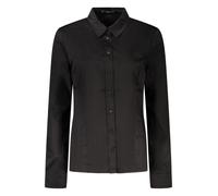 Guess LS Cate Shirt Camicia Button Down, Nero, M Donna