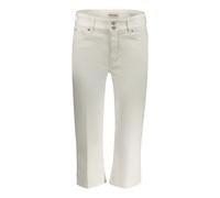 Guess, ,Jeans ,Donna ,Bianco ,W31 Pinocchietto High Rise Capri