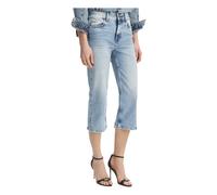 Guess, ,Jeans ,Donna ,Blu ,W25 Jeans Capri a Vita Alta