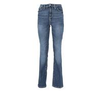 GUESS Jeans Donna Sexy Flare sabbiato, con Inserti sulla Tasca (IT, Misura del girovita & Misura del Cavallo, 25, 32, Blu Jeans)