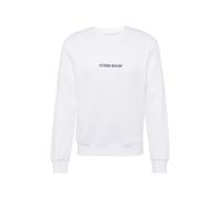 GUESS JEANS Felpa blu scuro / bianco Uomo GUESS JEANS M blu scuro / bianco