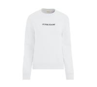 GUESS JEANS Felpa nero / bianco Donna GUESS JEANS L