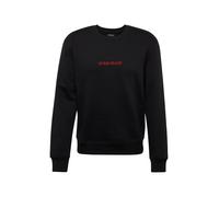 GUESS JEANS Felpa rosso / nero Uomo GUESS JEANS L