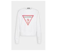 GUESS JEANS FELPA SENZA ZIP DONNA BIANCO
