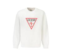 GUESS JEANS FELPA SENZA ZIP UOMO BIANCO TAGLIA = XL