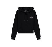 GUESS JEANS Giacca di felpa rosa / nero Donna GUESS JEANS XS