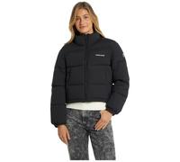 Guess Jeans Cropped Puffer Jacket Nero M Donna