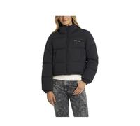 Guess Jeans Cropped Puffer Jacket Nero M Donna