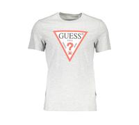 Guess Jeans Gray Cotton T-Shirt - XL