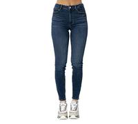 GUESS Jeans Guess skinny vita media, modello 5 tasche con chiusura frontale zip e bottone. Lunghezza 32: lunghezza interno gamba (circa) 32 in. / 81,3 cm. Modello: 1981 Skinny in tessuto stretching e.