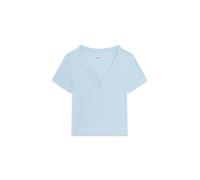 GUESS JEANS Maglietta blu chiaro Donna - Abbigliamento - Taglie comode - Maglie e top - Maglie e T-shirt GUESS JEANS S