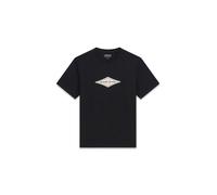 GUESS JEANS Maglietta 'DIAMOND' miele / nero / offwhite Uomo GUESS JEANS M