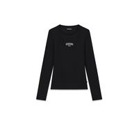 GUESS JEANS Maglietta nero / bianco Donna GUESS JEANS S