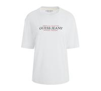 GUESS JEANS Maglietta rosso sangue / nero / bianco Donna GUESS JEANS M