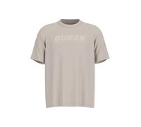 Guess Maglietta Suron a Maniche Corte da Uomo Eco, Visone Chiaro, L
