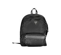 Guess Jeans Nero Nylon Men Backpack