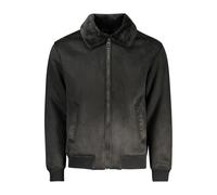 Guess Jeans Nero Poliuretano Men Jacket - L