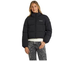 Guess Jeans piumino puffer giacca imbottita cropped nera W4BL20 WGII2 JBLK