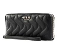GUESS Sweqg896946 Eco Mai Portafoglio con Zip Intorno IN Nero