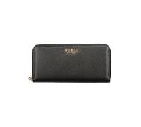 GUESS Amorette Slg Lrg Zip Around GUESS PORTAFOGLI ZIP AROUND, Nero, Etichettalia unica