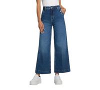 GUESS Jeans Relaxed a Palazzo con Tasche a Filetto, Chiusura con Bottone Gioiello Blu Blu Denim 29W / 31L