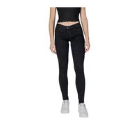 Guess - Jeans semplici a vita alta con zip e bottone - -Jeans -Donna -Nero -W28 L32