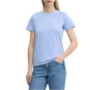 GUESS JEANS T-SHIRT MANICHE CORTE DONNA BLU