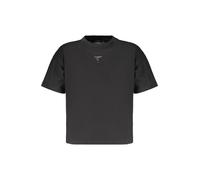 GUESS JEANS T-SHIRT MANICHE CORTE BAMBINO NERO
