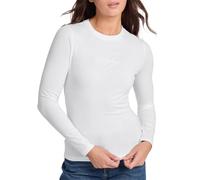 GUESS JEANS T-SHIRT MANICHE CORTE DONNA BIANCO