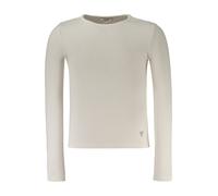 GUESS JEANS T-SHIRT MANICHE LUNGHE BAMBINA BIANCO