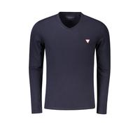 GUESS JEANS T-SHIRT MANICHE LUNGHE UOMO BLU