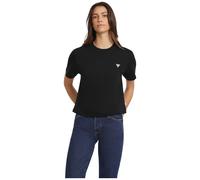 Guess Jeans t-shirt nera logo mini triangolo boxy fit W4YI05K8HM0JBLK