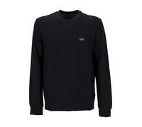 GUESS Jeans Tech Stretch Felpa Girocollo Nero - Medium