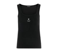 GUESS JEANS Top nero / bianco Donna GUESS JEANS L