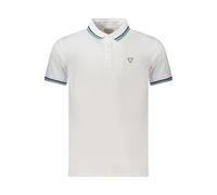 Guess Jeans White Cotton Men Polo Shirt - L