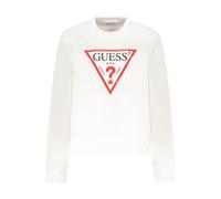 Guess Jeans White Cotton Women's Sweatshirt - L