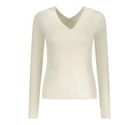 Guess Jeans White Viscose Sweater - M