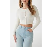 GUESS Jen Ls Cardi Sweater Pale Pearl Multi Taglia: XS | Cardigan Outlet | Donna | Bianco