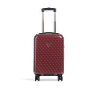 Guess Jesco Valigia trolley (4 ruote) rosso, ABS, donna