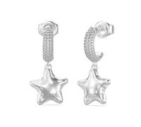 Guess JGUJUBE05548JWRHTU - Orecchini da donna con ciondolo a forma di stella, in argento, misura media